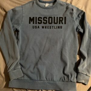 District Blue Missouri Wrestling Sweatshirt